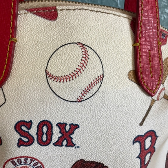 Dooney and Bourke MLB Boston Red Sox small satchel - Picture 3 of 5